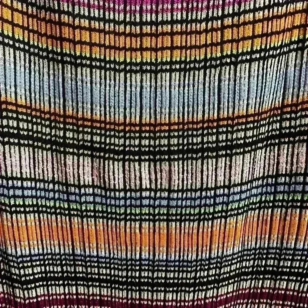 M Missoni Multi-Color Knit Bodycon Sheath Dress Women 12 Luxury Italy Euro Chic - Picture 5 of 11